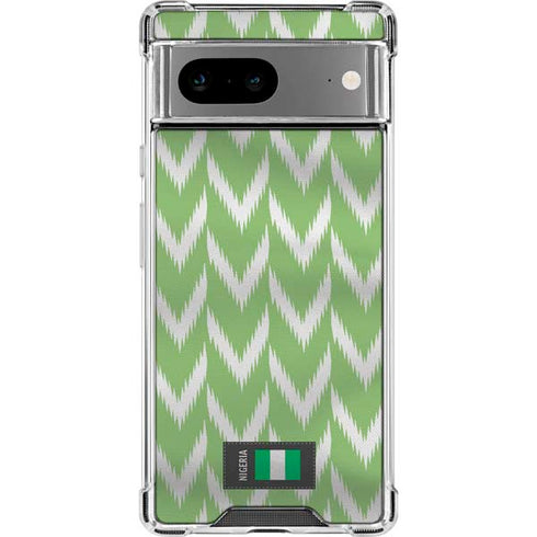 Nigeria Soccer Flag Google Pixel 8 Clear Case